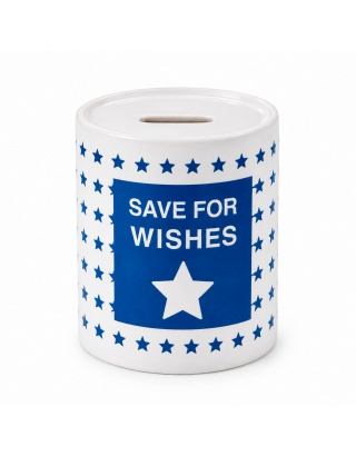 Κεραμικός Κουμπαράς “Save for Wishes”