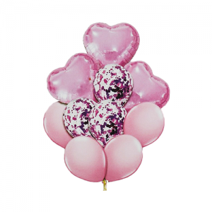 Μπαλόνια Ροζ - σετ 10 τμχ