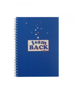 Spiral Notebook A4  - I am back to school