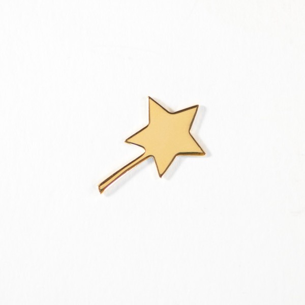 Σκουλαρίκια star χρυσό
